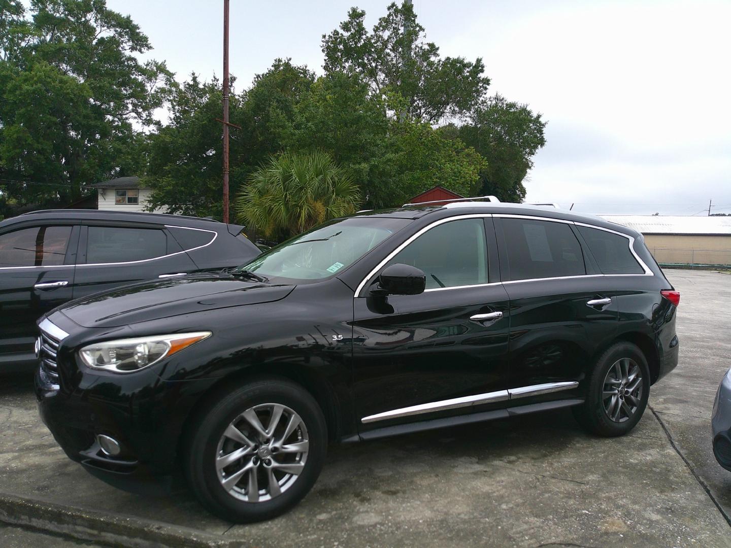 2014 BLACK INFINITI QX60 BASE (5N1AL0MM8EC) , located at 1200 Cassat Avenue, Jacksonville, FL, 32205, (904) 695-1885, 30.302404, -81.731033 - Photo#2